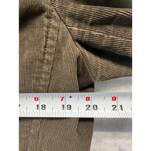 Eddie Bauer Woman Size L Brown Corduroy Jacket Button Up Pockets Blazer - Picture 10 of 11